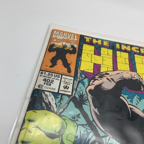 Vintage Marvel Comics 1992 The Incredible Hulk 402 Comic Book Bagged/Boarded! - Picture 8 of 8